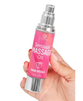 Huile de massage pétales de roses 50 ml Secret Play